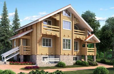 Проектирование деревянных домов: планировка сруба по сторонам света